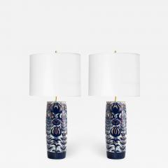 Inge Lise Koefoed Pair of Inge Lise Koefoed Designed Danish Lamps from Alumina - 592318