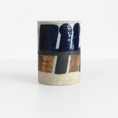 Inger Persson INGER PERSSON RORSTRAND STUDIO CERAMIC VASES BLUE BLACK AND WHITE  - 1939342