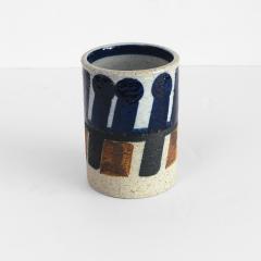 Inger Persson INGER PERSSON RORSTRAND STUDIO CERAMIC VASES BLUE BLACK AND WHITE  - 1939344