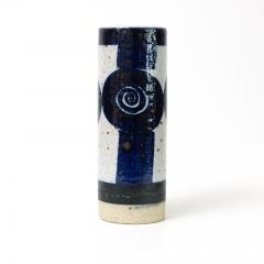 Inger Persson INGER PERSSON RORSTRAND STUDIO CERAMIC VASES BLUE BLACK AND WHITE  - 1939349