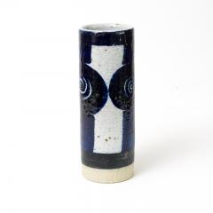 Inger Persson INGER PERSSON RORSTRAND STUDIO CERAMIC VASES BLUE BLACK AND WHITE  - 1939353