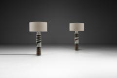 Inger Persson Pair of Floor Lamps by Inger Persson for R rstrand Sweden 1960s - 4294659
