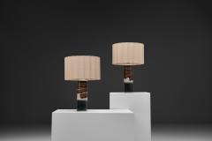 Inger Persson Pair of Table Lamps by Inger Persson for R rstrand Atelj Sweden ca 1960s - 4638341