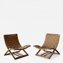 Ingmar Relling Folding Lounge Chairs by Ingmar Relling for Westnofa Norway 1960s - 4716630