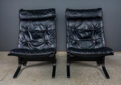 Ingmar Relling Ingmar Relling High Back Leather Siesta Chair 1970s Westnofa - 2443685