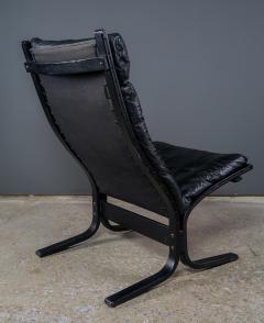 Ingmar Relling Ingmar Relling High Back Leather Siesta Chair 1970s Westnofa - 2443691
