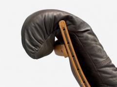 Ingmar Relling Ingmar Relling Westnofa Brown Leather Bentwood Lounge Chair Norway 1960s - 4135959
