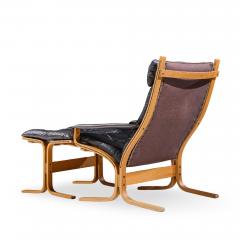 Ingmar Relling Ingmar Relling for Ekornes Siesta Mid Century Leather Lounge Chair with Ottoman - 4528172