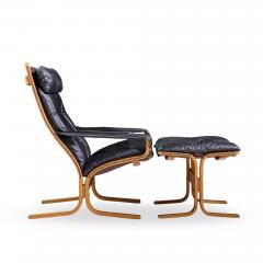 Ingmar Relling Ingmar Relling for Ekornes Siesta Mid Century Leather Lounge Chair with Ottoman - 4528175