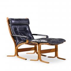 Ingmar Relling Ingmar Relling for Ekornes Siesta Mid Century Leather Lounge Chair with Ottoman - 4528334