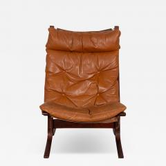 Ingmar Relling Mid Century Siesta Leather Lounge Chair by Ingmar Relling for Westnofa - 3935627