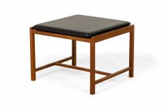 Ingmar Relling Set of 3 Ingmar Relling Brothers Bindeim Leather and Walnut Stools Tables - 2787307