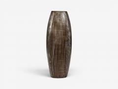 Ingrid Atterberg Ekeby Swedish Mid Century Modern Tan Vase Stoneware 1960s - 4601811