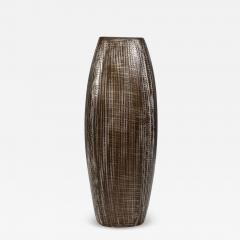 Ingrid Atterberg Ekeby Swedish Mid Century Modern Tan Vase Stoneware 1960s - 4601878