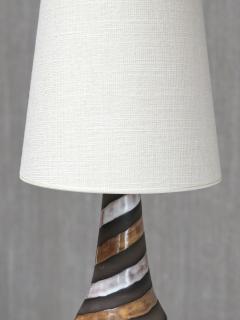Ingrid Atterberg Ingrid Atterberg Spiral Ceramic Table Lamp for Upsala Ekeby Sweden 1950s - 4618604