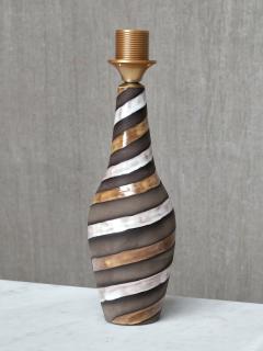 Ingrid Atterberg Ingrid Atterberg Spiral Ceramic Table Lamp for Upsala Ekeby Sweden 1950s - 4618607