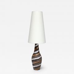 Ingrid Atterberg Ingrid Atterberg Spiral Ceramic Table Lamp for Upsala Ekeby Sweden 1950s - 4618923