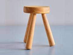 Ingvar Hildingsson Ingvar Hildingsson Three Legged Stool in Solid Pine Ih Sl jd Sweden 1970s - 2327209