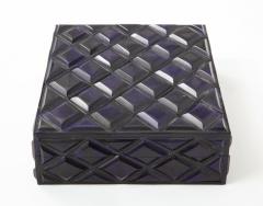 Ink Blue Diamond Pattern Box - 1139998