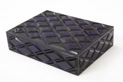 Ink Blue Diamond Pattern Box - 1140000