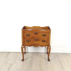 Inlaid Side Table with One Drawer France circa 1790 - 3954536