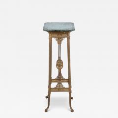 Intricate French Gilt Pedestal Table 19th C  - 4522145