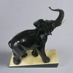 Ir n e Rochard Art Nouveau Period Ir n e Rochard Bronze Elephant Sculpture France circa 1920 - 4690774