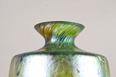 Iridescent Art Nouveau Glass Vase Attributed To Fritz Heckert Bohemia ca 1905 - 3427730