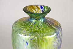 Iridescent Art Nouveau Glass Vase Attributed To Fritz Heckert Bohemia ca 1905 - 3427733