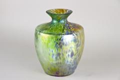 Iridescent Art Nouveau Glass Vase Attributed To Fritz Heckert Bohemia ca 1905 - 3427734