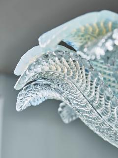 Iridescent Murano Glass Leaf Flush Mount - 4730752