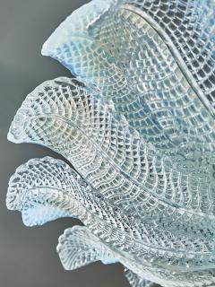 Iridescent Murano Glass Leaf Flush Mount - 4730755