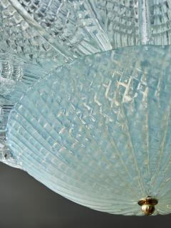Iridescent Murano Glass Leaf Flush Mount - 4730757