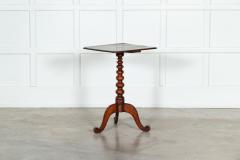 Irish 18thC Cherry Bobbin Tea Side Table - 3267827