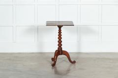 Irish 18thC Cherry Bobbin Tea Side Table - 3267830