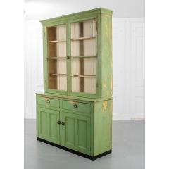Irish 19th Century Painted Pine Pot Board Dresser - 1931556