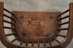 Irish 19thC Vernacular Oak Elm Famine Chair - 3939723