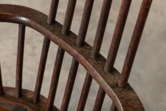 Irish 19thC Vernacular Oak Elm Famine Chair - 3939727