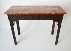 Irish Chippendale Carved Mahogany Side Table circa 1760 - 789204