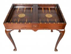 Irish George II Mahogany And Inlaid Games Table Antique - 4458819
