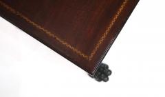 Irish George III Neoclassical Inlaid Mahogany Hall Bench circa 1805 - 4213026
