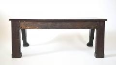 Irish George III Neoclassical Inlaid Mahogany Hall Bench circa 1805 - 4213029