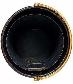 Irish Georgian Brass Bound Mahogany Peat or Turf Bucket c 1780 - 4807497