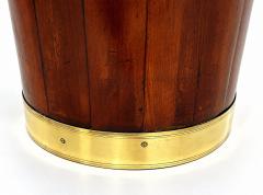 Irish Georgian Brass Bound Mahogany Peat or Turf Bucket c 1780 - 4807500