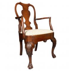 Irish Georgian Mahogany Armchair - 4524390
