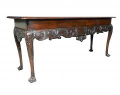 Irish Georgian Mahogany Console Table - 4541452