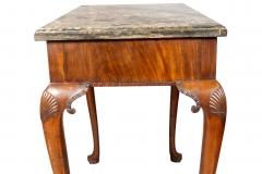 Irish Georgian Marble Top Serving Table - 4389775