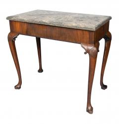 Irish Georgian Marble Top Serving Table - 4389779