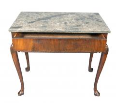 Irish Georgian Marble Top Serving Table - 4389786
