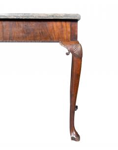 Irish Georgian Marble Top Serving Table - 4389800